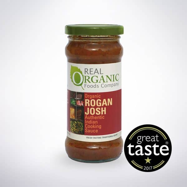 The Real Organic Foods Rogan Josh Indian Sauce 350g – Marshford Organic ...