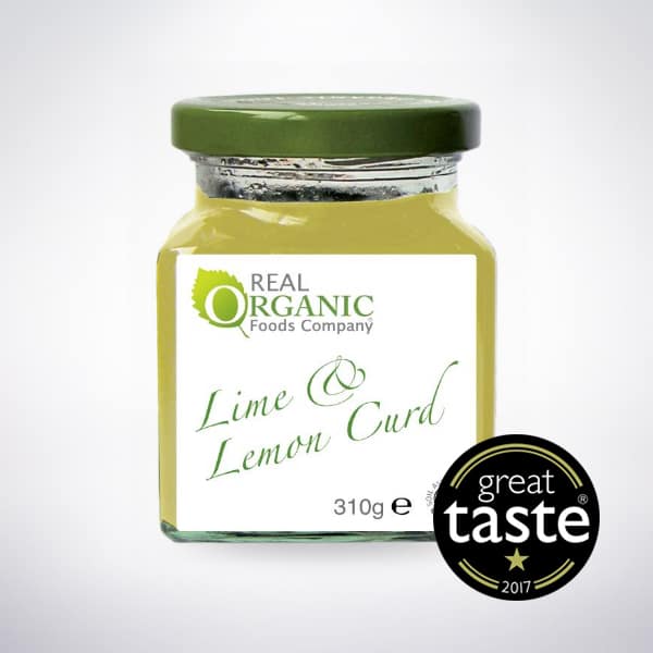 The Real Organic Foods Company Lime & Lemon Curd 310g