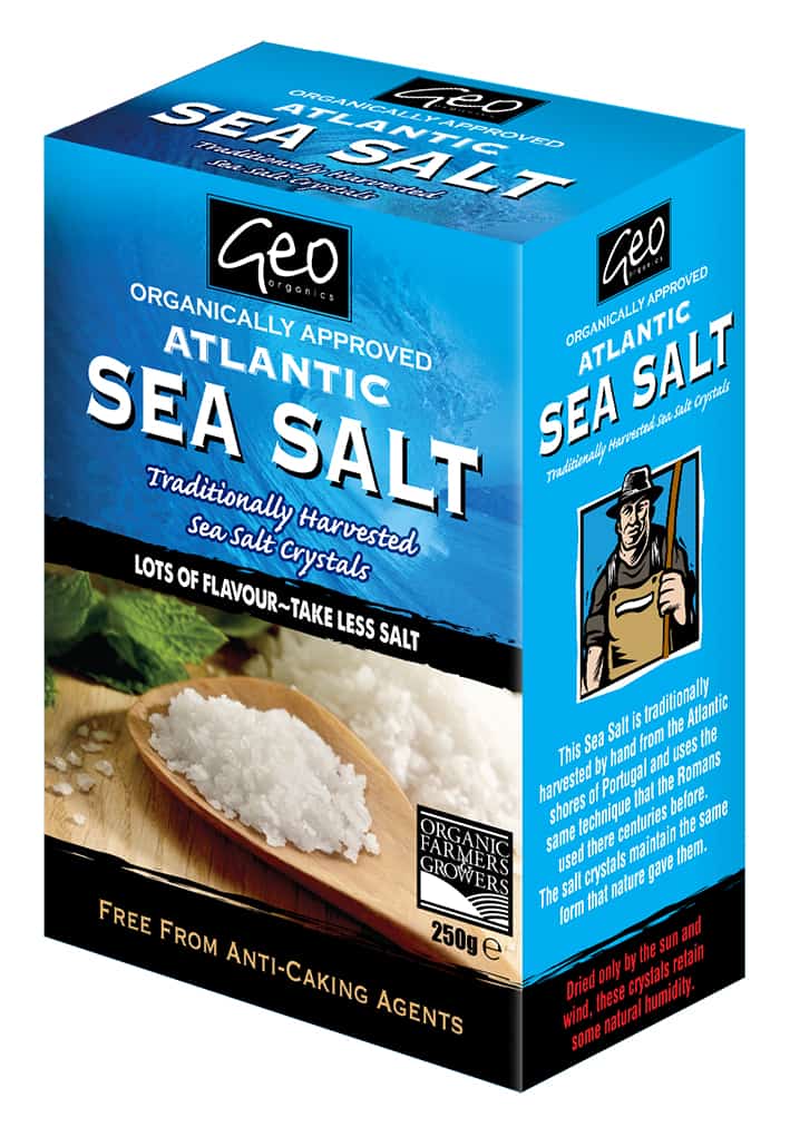 geo organic atlantic sea salt crysals