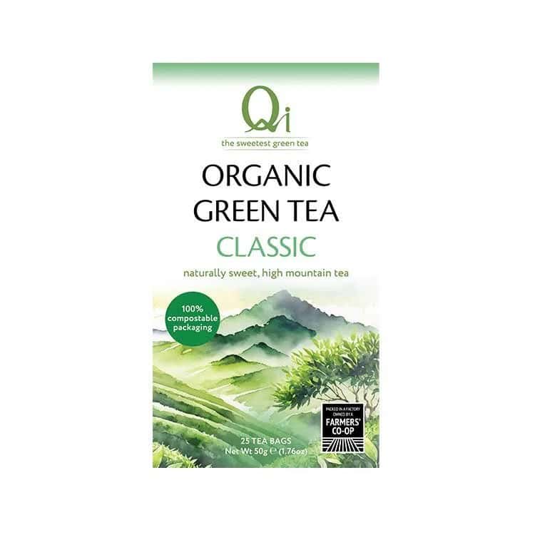 qi classic green tea