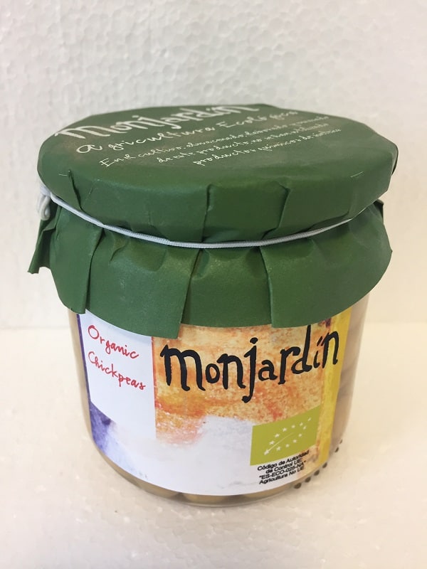 Mon Jardin Organic Chickpeas 325g