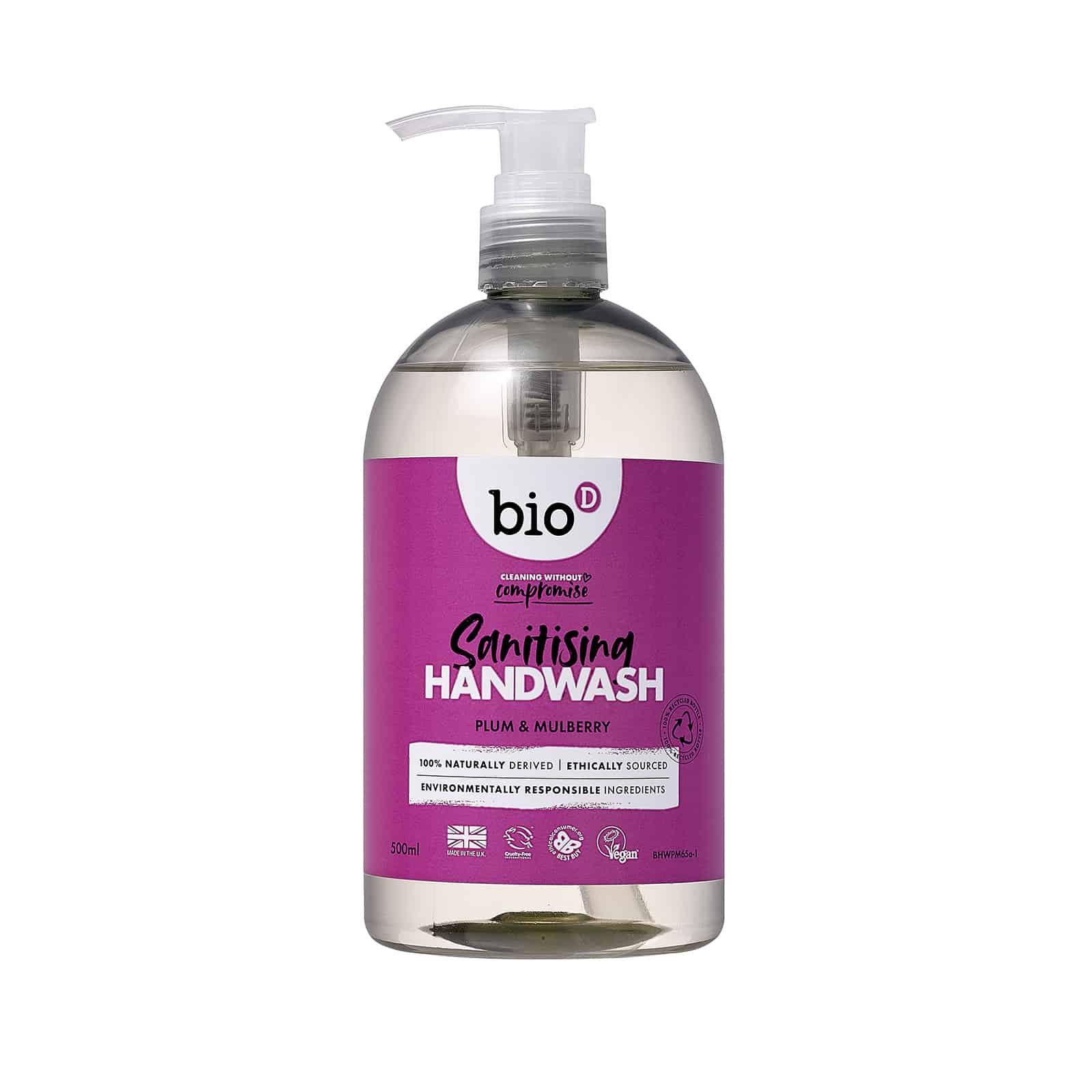 Bio-D Plum & Mulberry Handwash 500ml