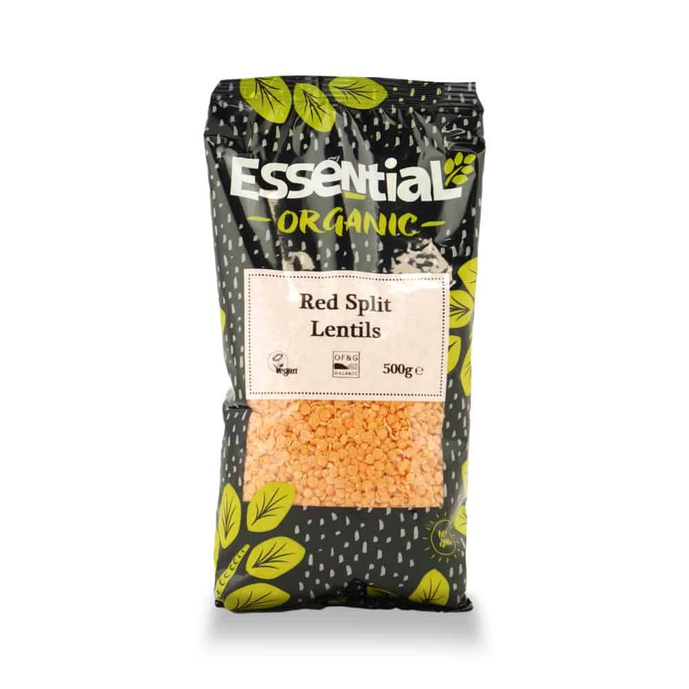 Essential Red Split Lentils 500g – Marshford Organic Foods
