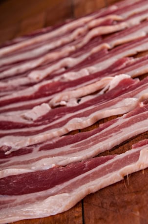 Higher Hacknell Unsmoked Streaky Bacon 250g