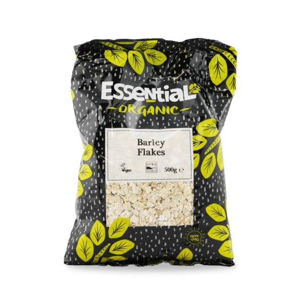 Essential Barley Flakes 500g – Marshford Organic Foods